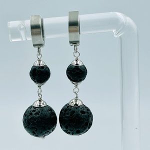 Women’s Volcanic Lava earrings